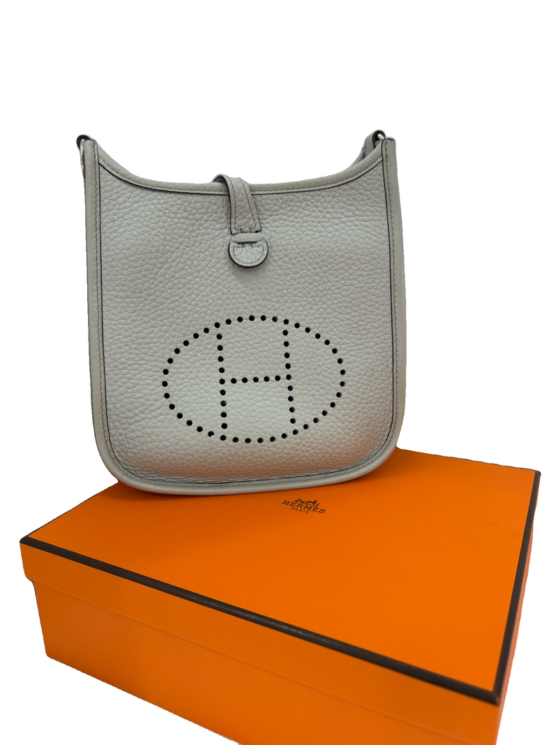 Hermès Evelyne, Light Blue, B Stamp