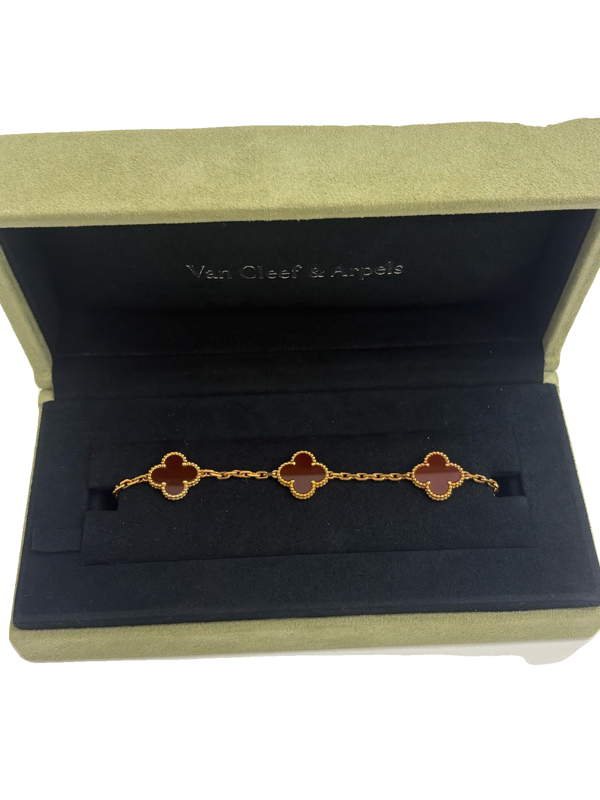 Van Cleef & Arpels Five-Motif Bracelet, Red, 2017