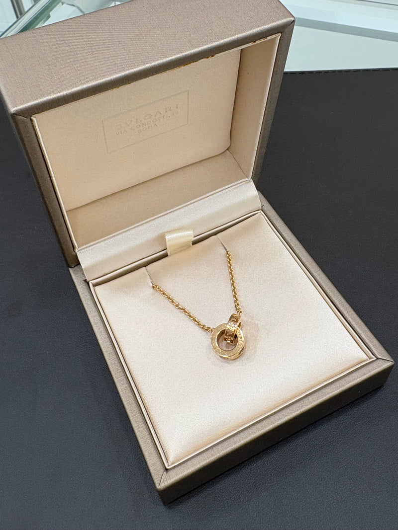 Bvlgari Double Ring Gemstone Bracelet