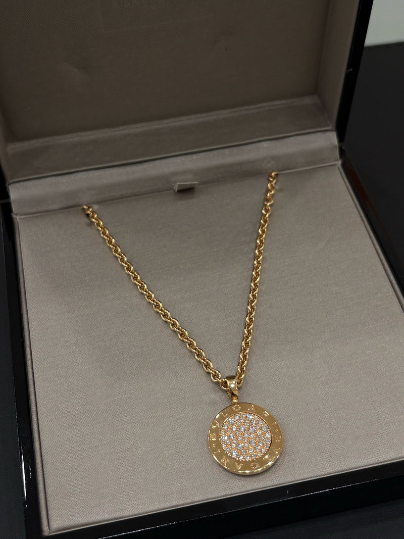 Bvlgari Diamond Circle Necklace