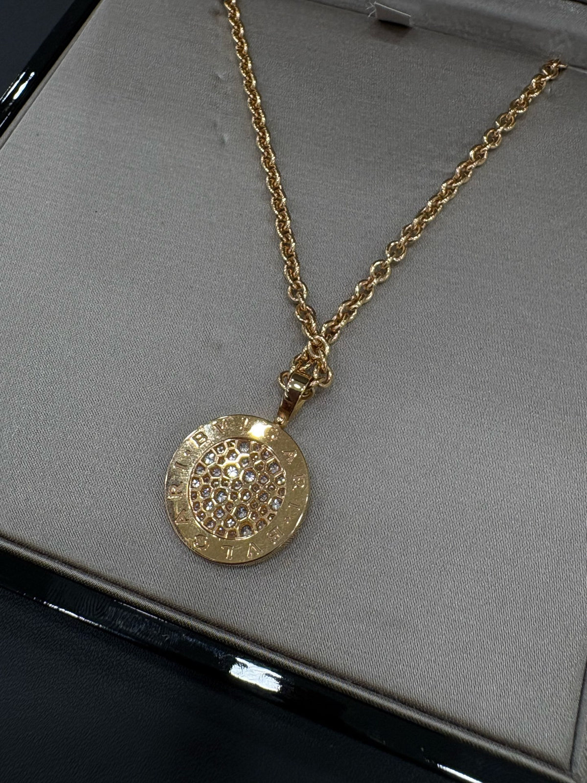 Bvlgari Diamond Circle Necklace