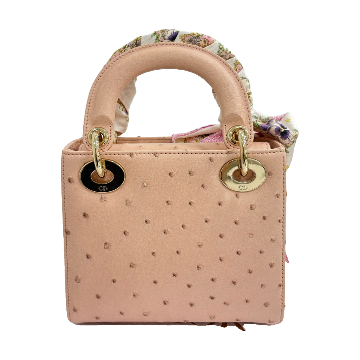 Dior Lady Dior, Pink Ostrich, 2025