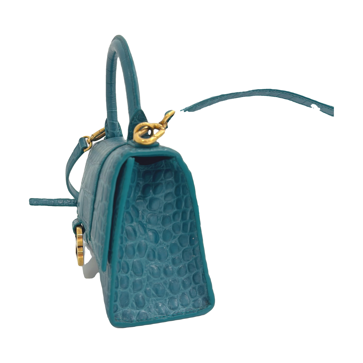 Balenciaga Hourglass XS, Lake Blue