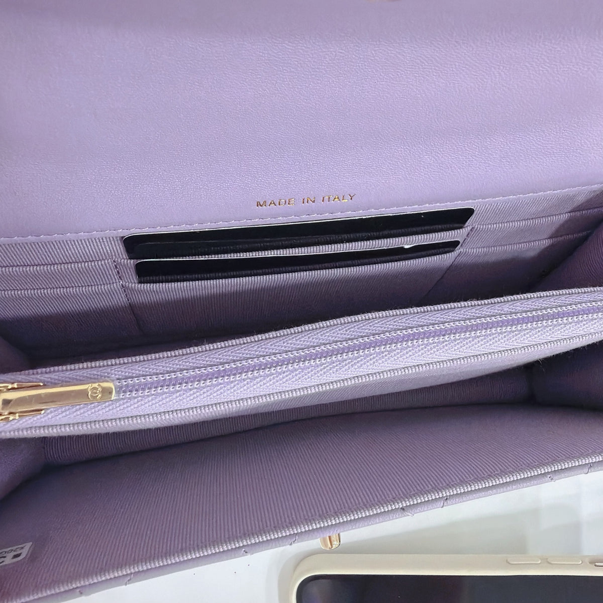 Chanel Kelly Handle WOC, Purple