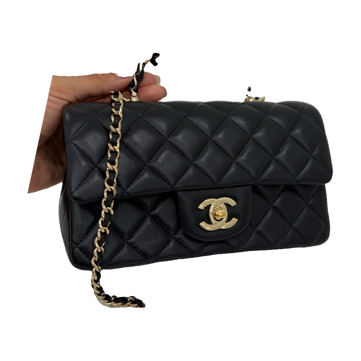 Chanel Classic Flap Bag with Top Handle