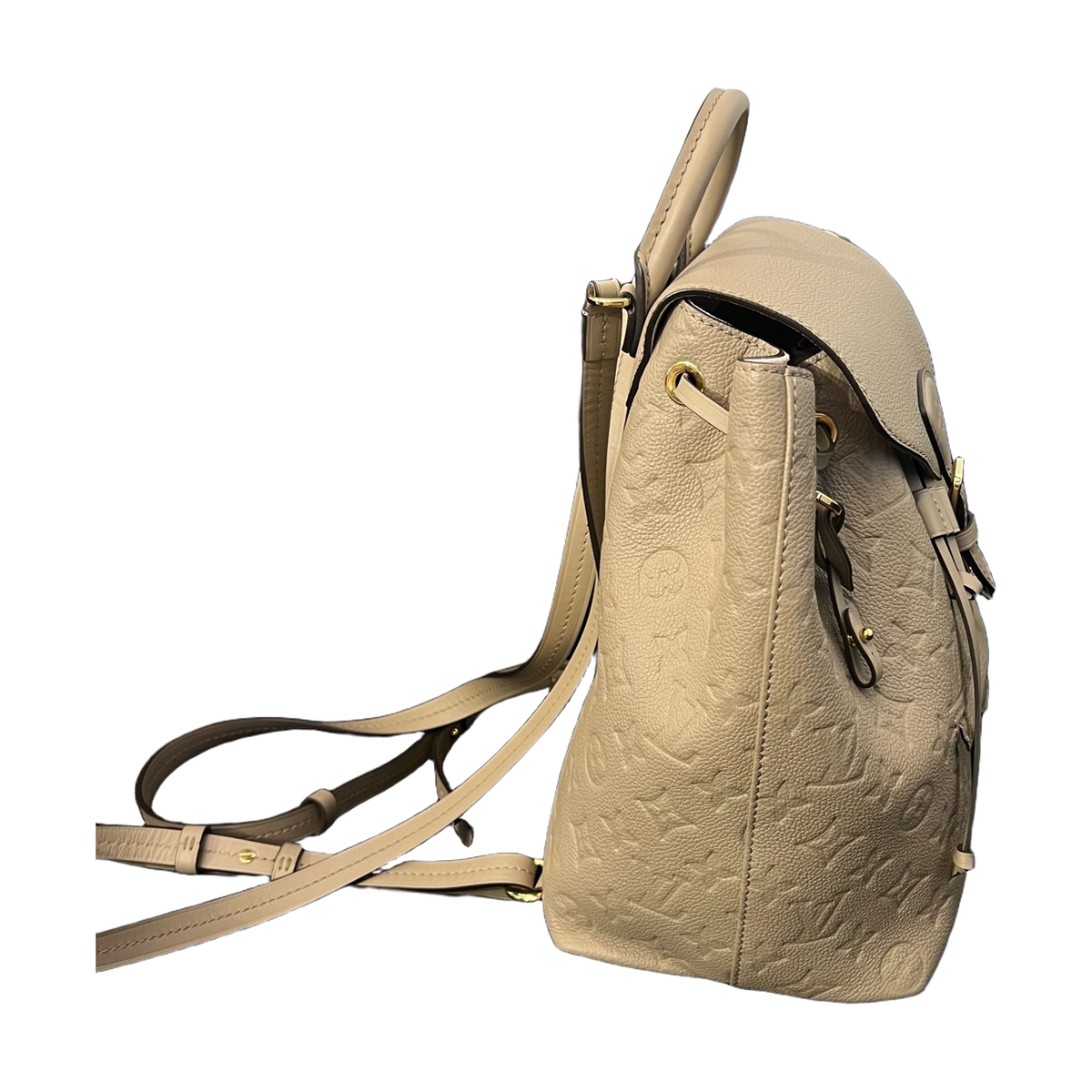 Louis Vuitton Montsouris Backpack, Elephant Grey, Chip Version