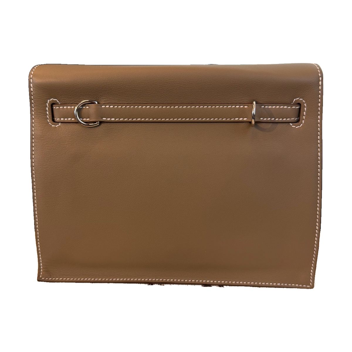 Hermès Elephant Grey Kelly Danse, Swift Leather, Silver Hardware, Stamp B