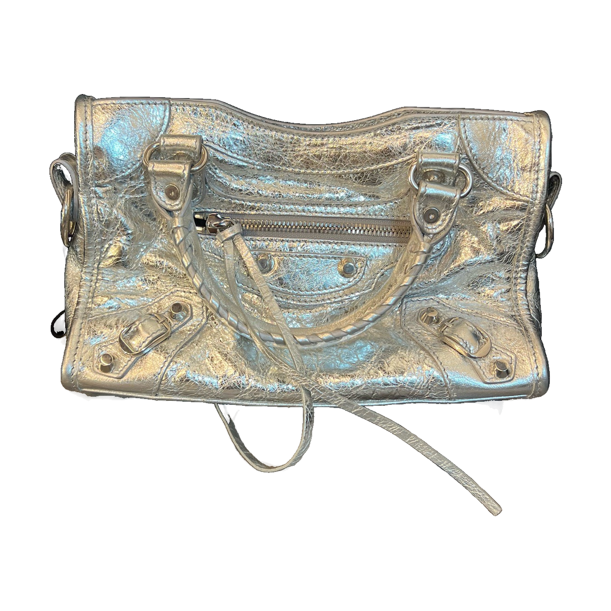 Balenciaga Mini City, Silver