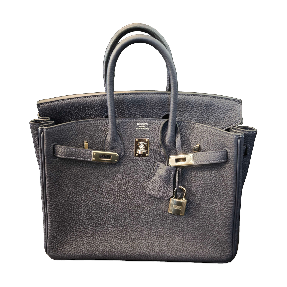 Hermès Birkin 25, Bleu Nuit, Silver Hardware, Togo Leather, D Stamp
