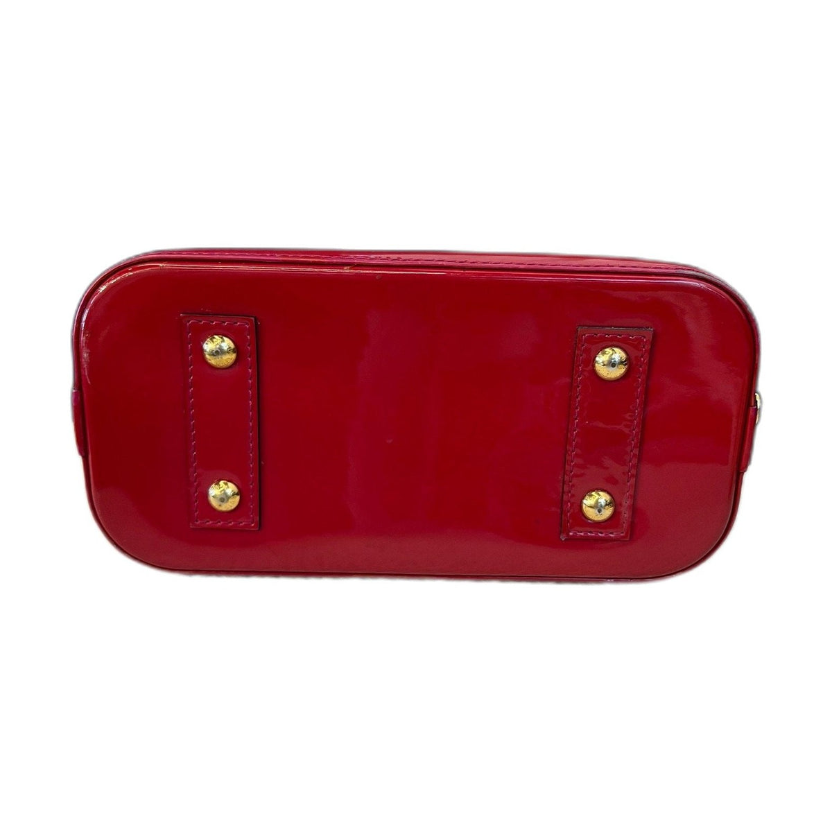 Louis Vuitton Alma BB Red Patent Leather Shell Bag, 2013