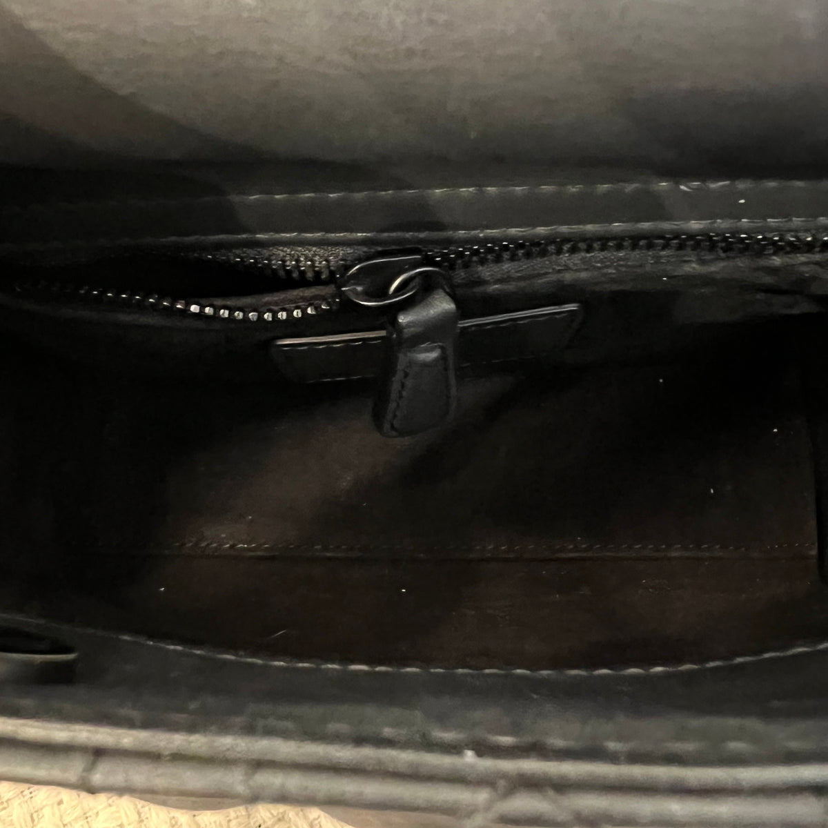 Dior Lady Dior 3-Cannage Matte Black Handbag, 2020