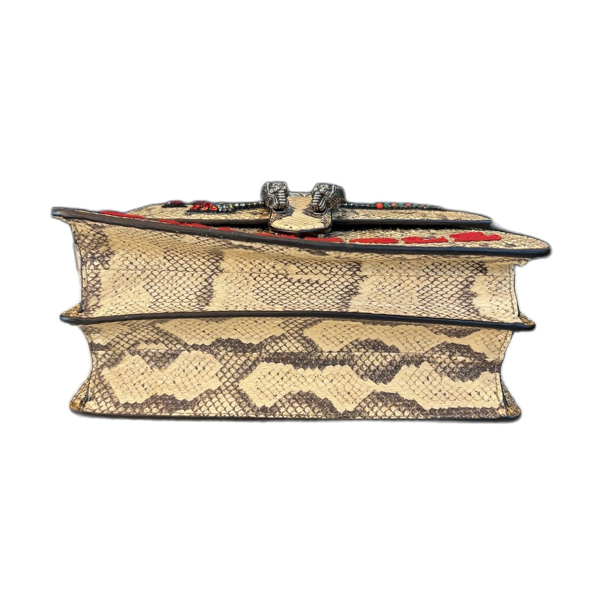 Gucci Valentine Limited Edition Bamboo Python Dionysus Bag, Black Label, Code A02