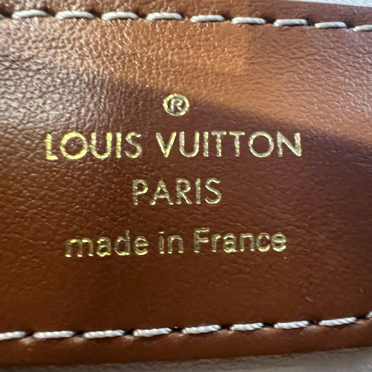 Louis Vuitton Capucines MM, Beige Brown Canvas & Calfskin, Chip Version