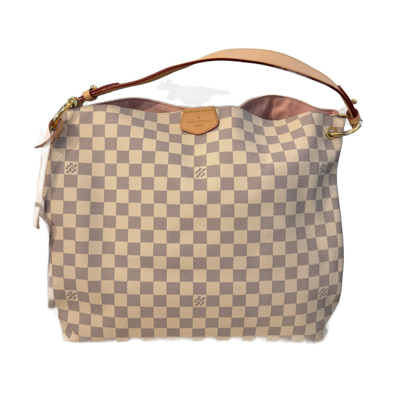 Louis Vuitton Graceful MM Damier Azur Shoulder Bag, Chip Version