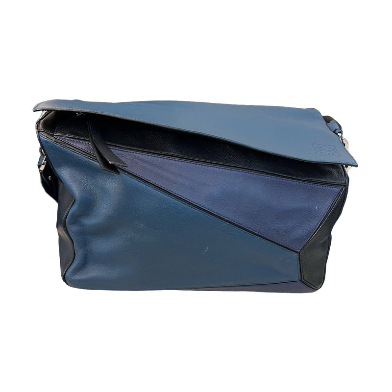 Loewe Puzzle Bag, Color Block, Base Length 36cm, 2019