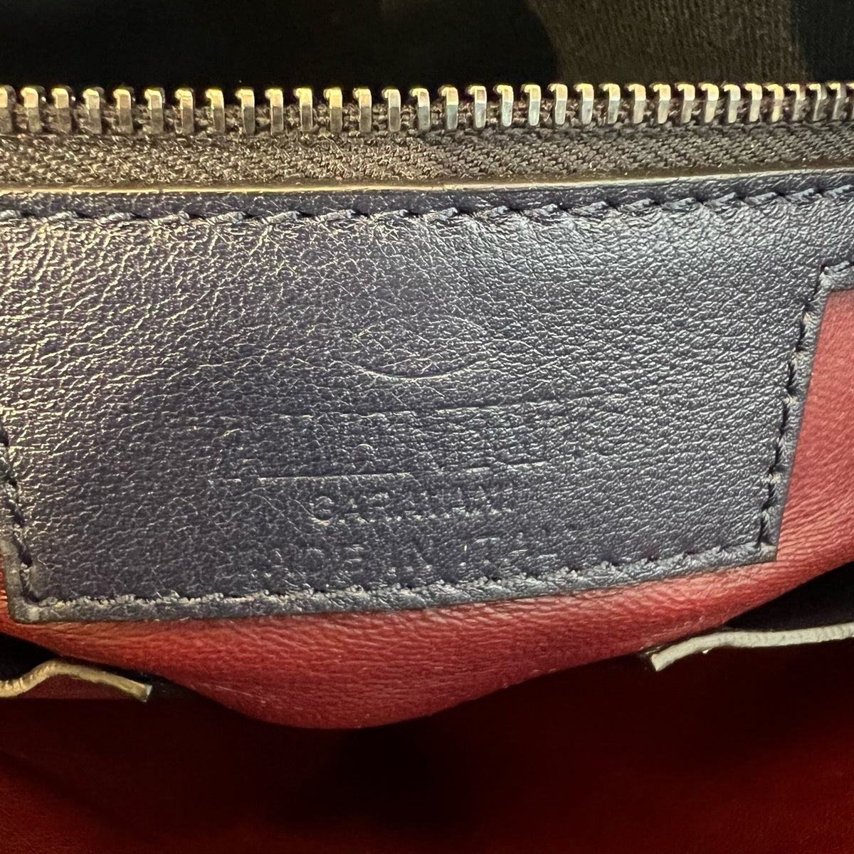 Valentino Blue Calfskin Clutch Document Bag