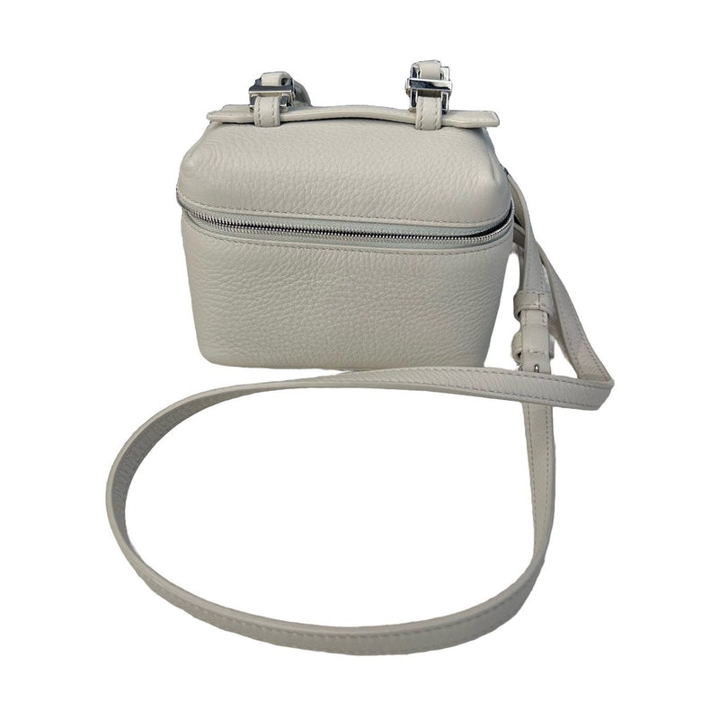 Loro Piana, Grey, Silver Hardware, Shoulder & Crossbody Bag