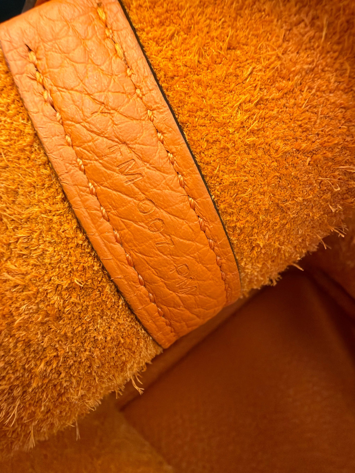 Hermès Picotin 18 Handbag, Orange Taurillon Clemence Leather, Y Stamp, Missing Lock Key