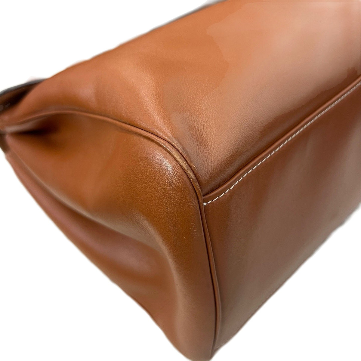 Celine Large Soft 16, Caramel Calfskin, Shoulder Bag, 2022