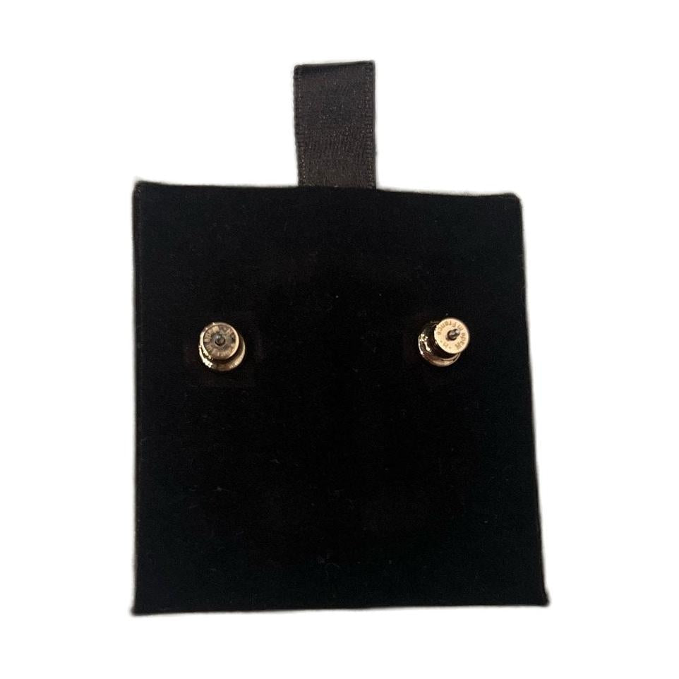 Hermès Large Pop H Earrings, Red, Rose Gold