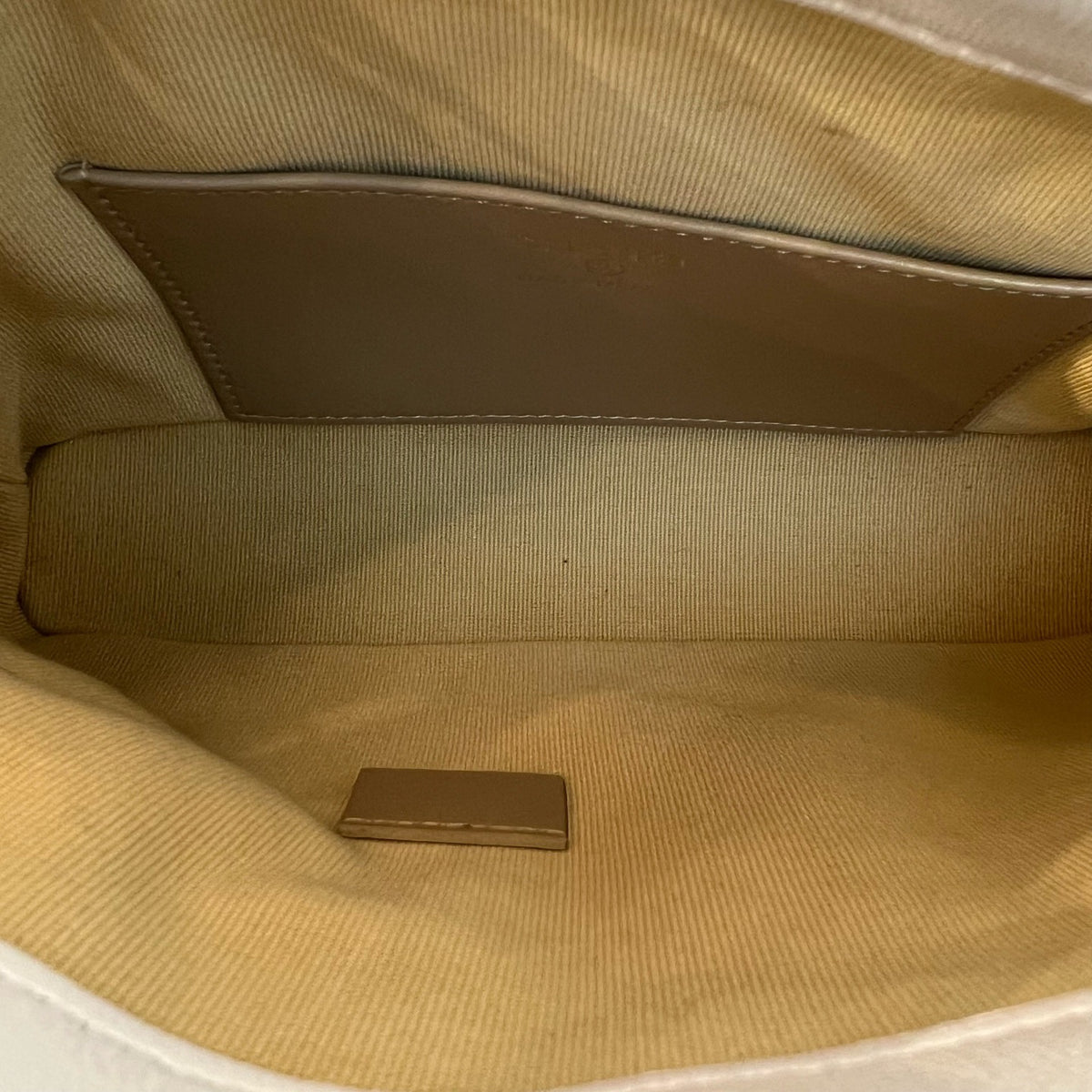 Chanel Double C Adjustable Buckle Lunch Box Bag, White & Gold Lambskin, Chip Version