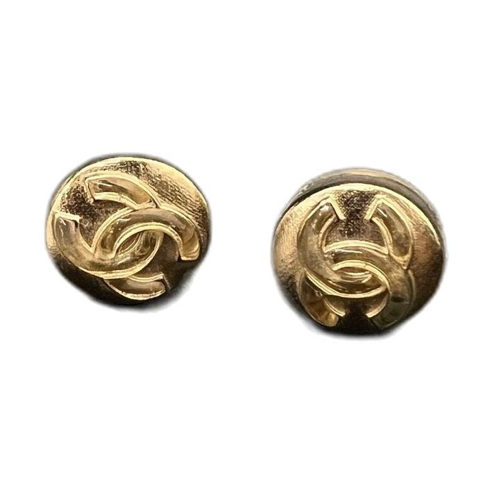Chanel Classic Double C Clip-On Earrings