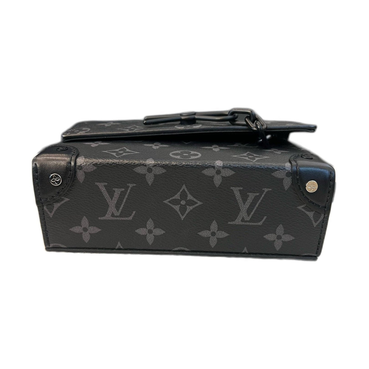 Louis Vuitton Black Phantom Lock Box Bag, Chip Version