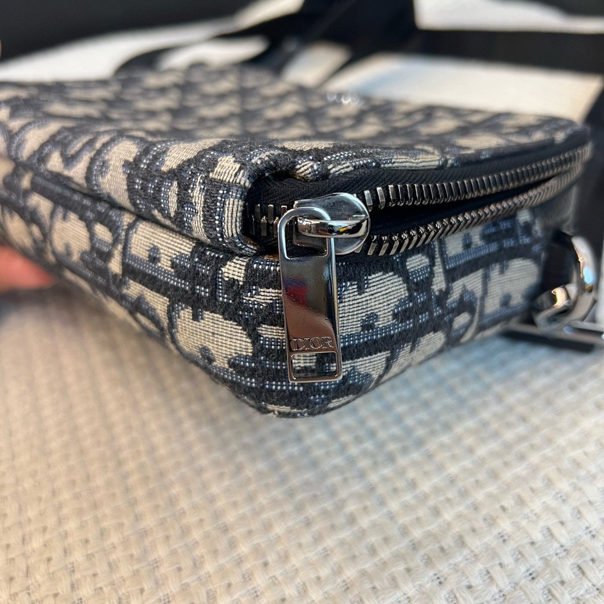 Dior Oblique Canvas Crossbody Bag, 2020