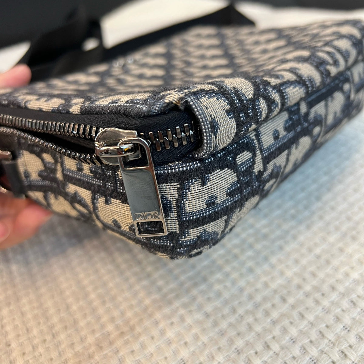 Dior Oblique Canvas Crossbody Bag, 2020