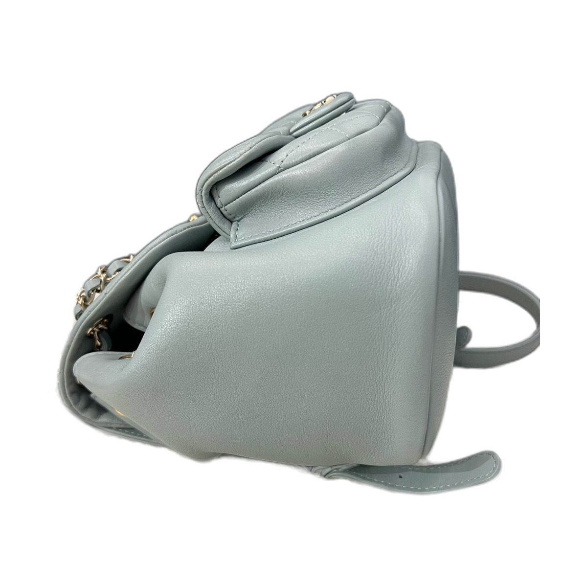 Chanel Duma Small Backpack, Grey, Gold Hardware, 23C