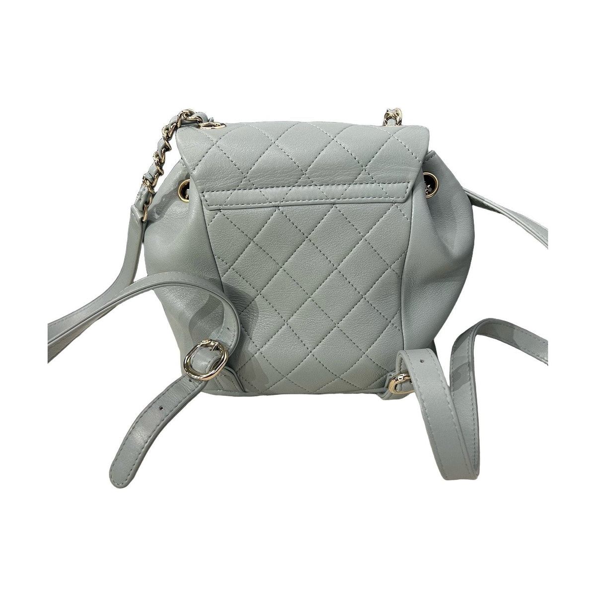 Chanel Duma Small Backpack, Grey, Gold Hardware, 23C