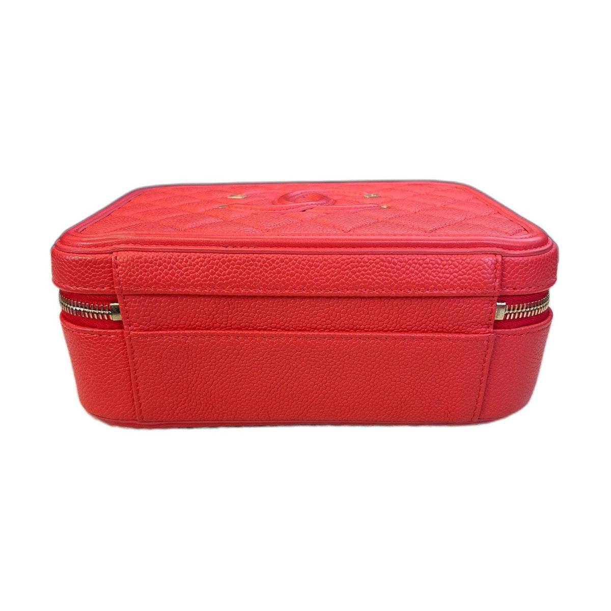 Chanel Red & Gold Vanity Camera Bag, Handbag, Shoulder & Crossbody Bag, Series 28