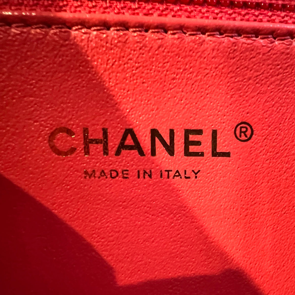 Chanel Red & Gold Vanity Camera Bag, Handbag, Shoulder & Crossbody Bag, Series 28