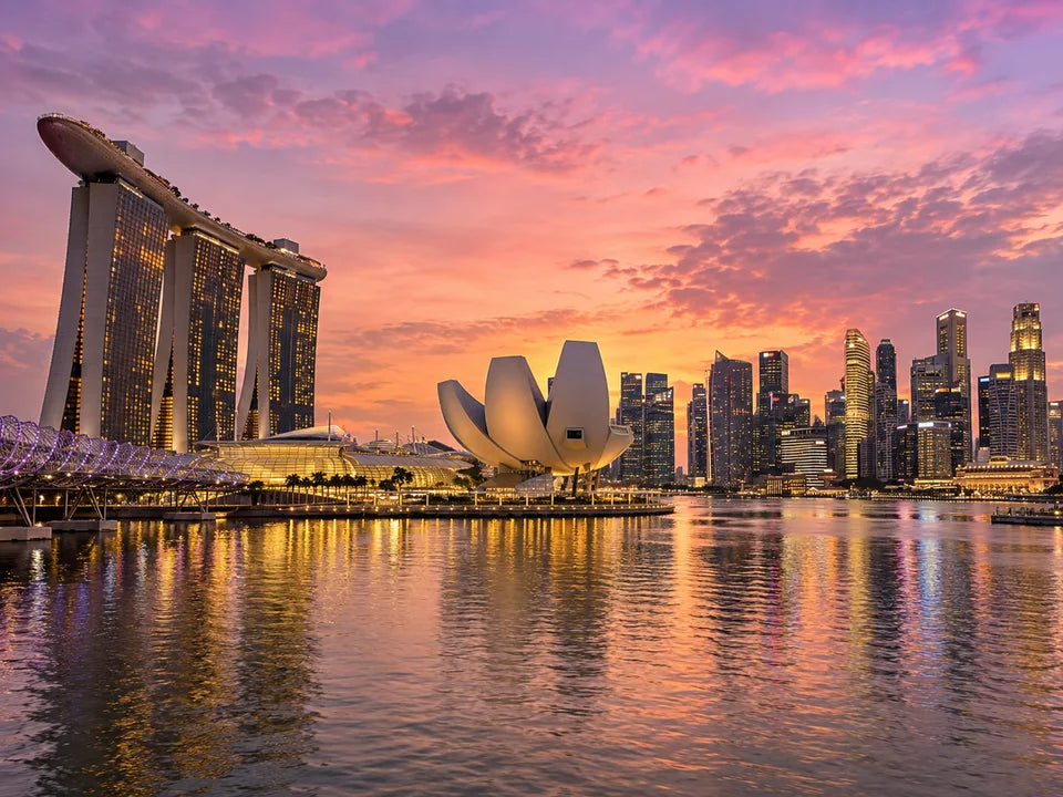 SINGAPORE skyline illustration