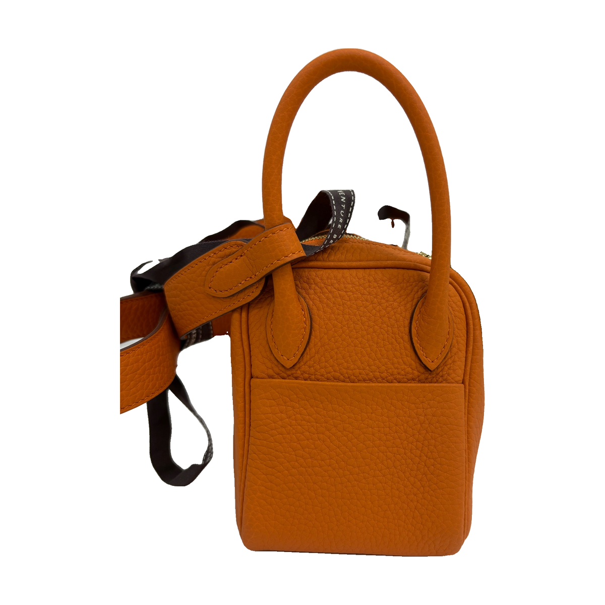 Hermès Lindy Mini, Orange, Gold Hardware, U Stamp
