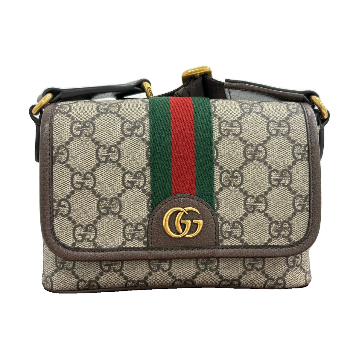 Gucci GG Monogram Crossbody Bag, Full Set, 2025
