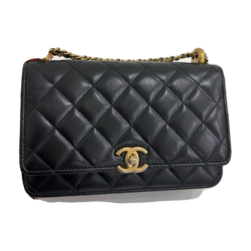 Chanel Double Gold Ball WOC