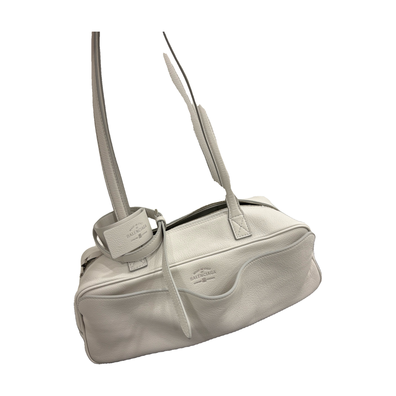 Balenciaga White Shoulder Bag