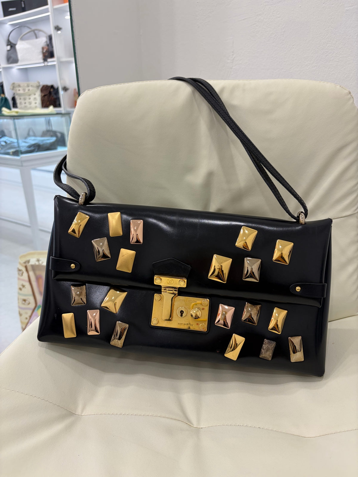 Louis Vuitton Studded Runway Bag
