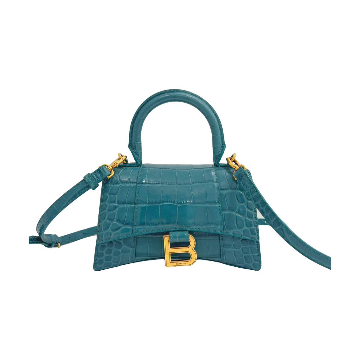 Balenciaga Hourglass XS, Lake Blue