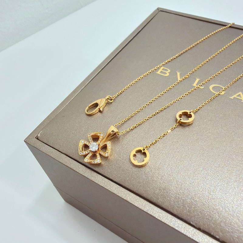 Bvlgari Fiorever Small Diamond Necklace