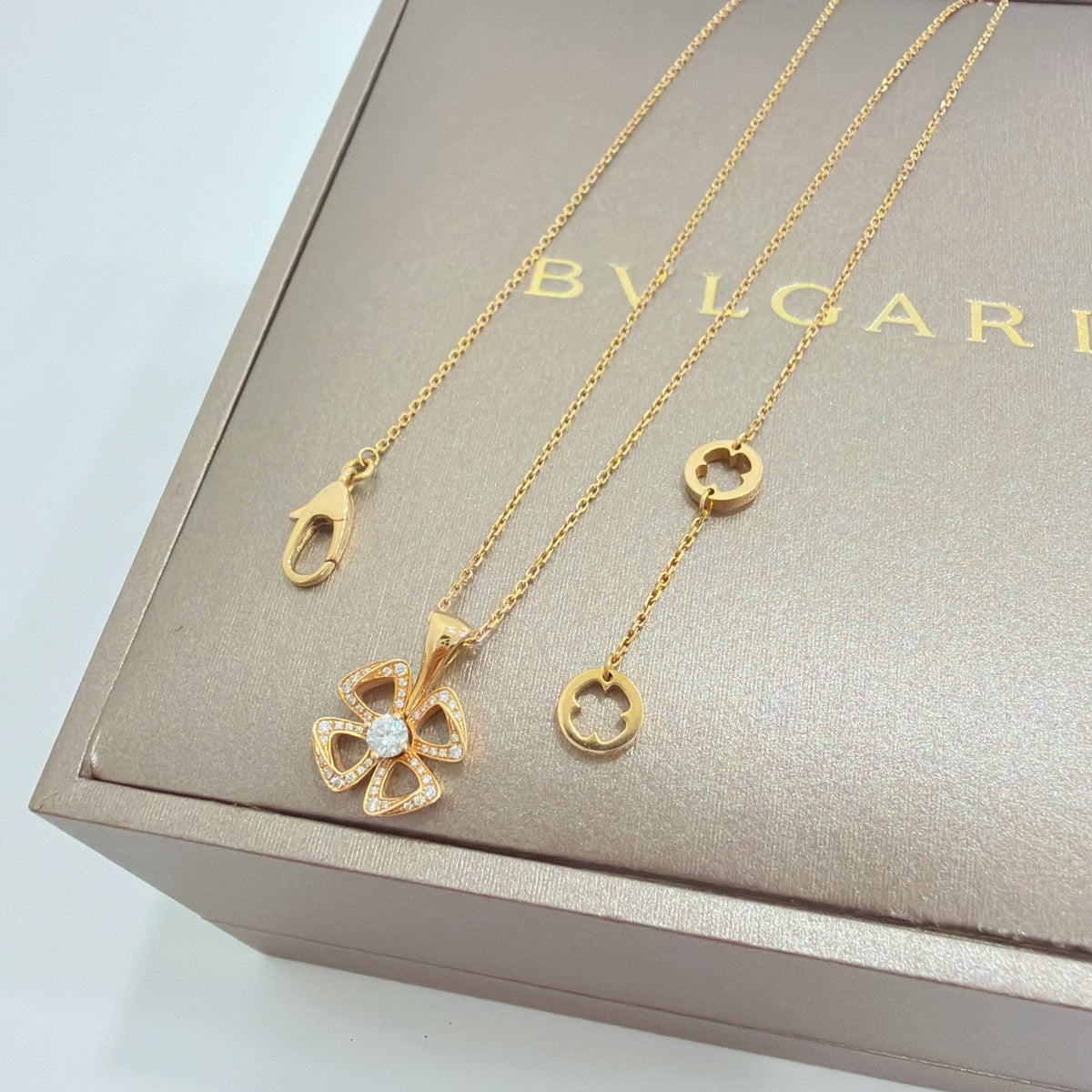 Bvlgari Fiorever Small Diamond Necklace