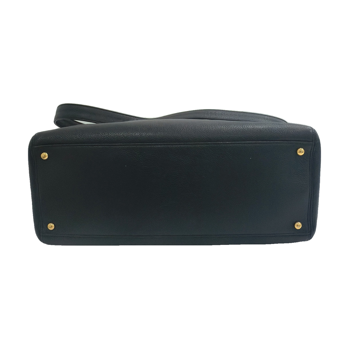 Chanel Cerf Leather Shoulder Bag, Black, Gold Hardware, Series 15