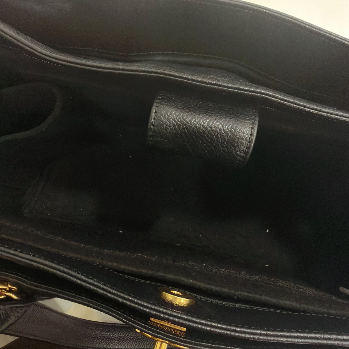 Chanel Cerf Leather Shoulder Bag, Black, Gold Hardware, Series 15