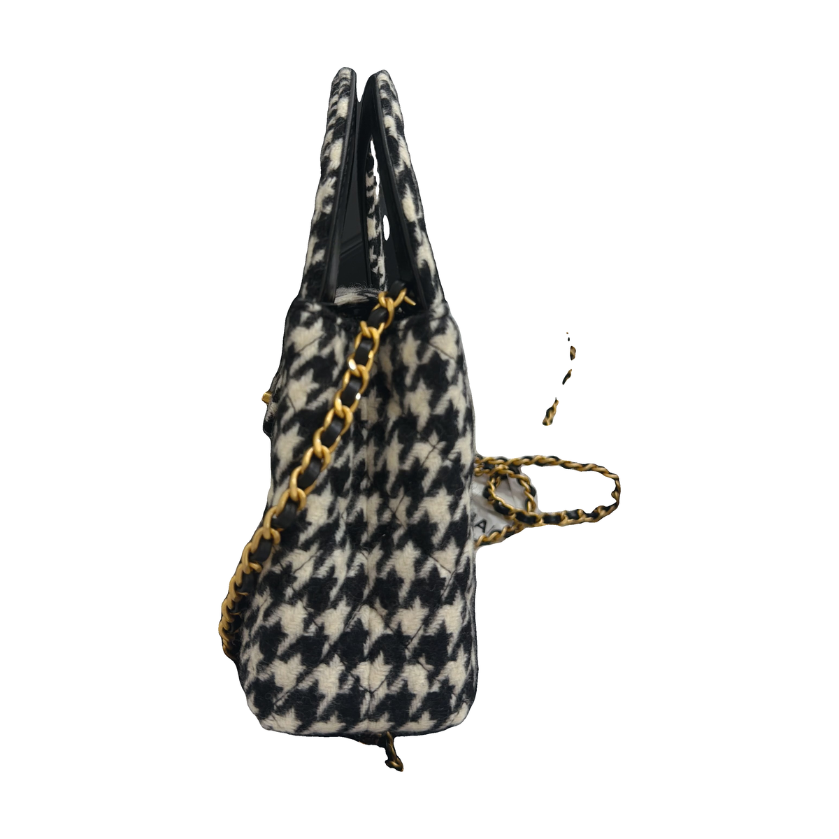 Chanel Houndstooth Kelly Crossbody Bag