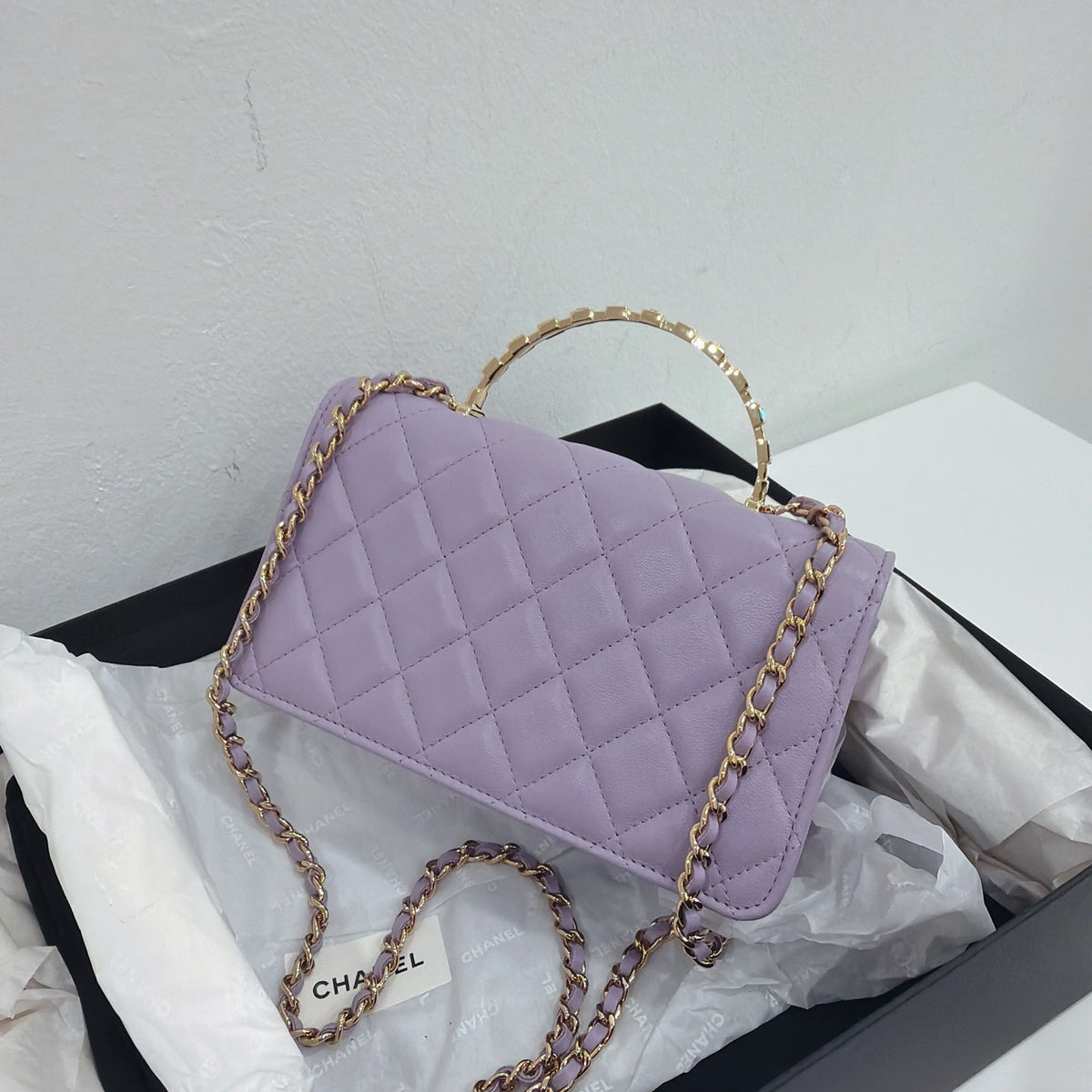 Chanel Kelly Handle WOC, Purple