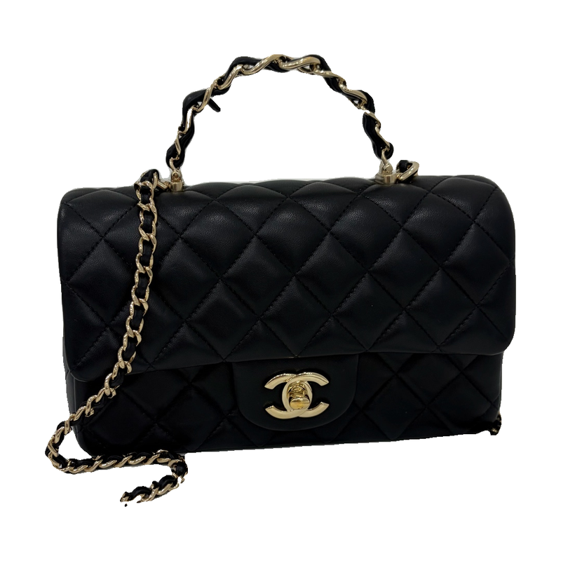 Chanel Classic Flap Bag with Top Handle