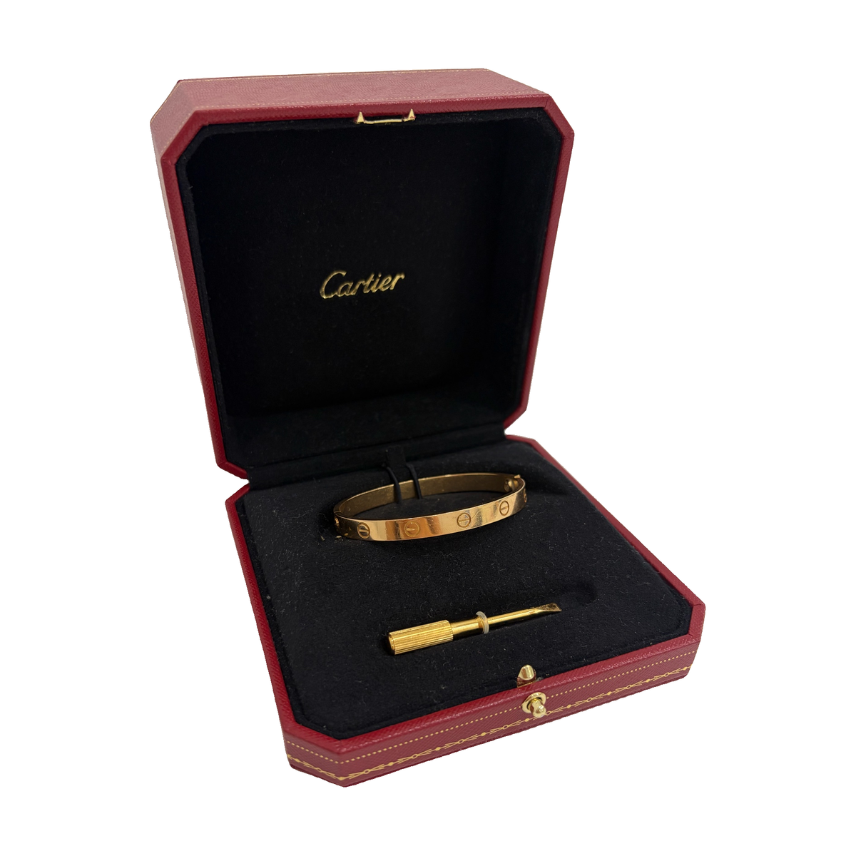 Cartier LOVE Bracelet, Size 17, Without Diamonds