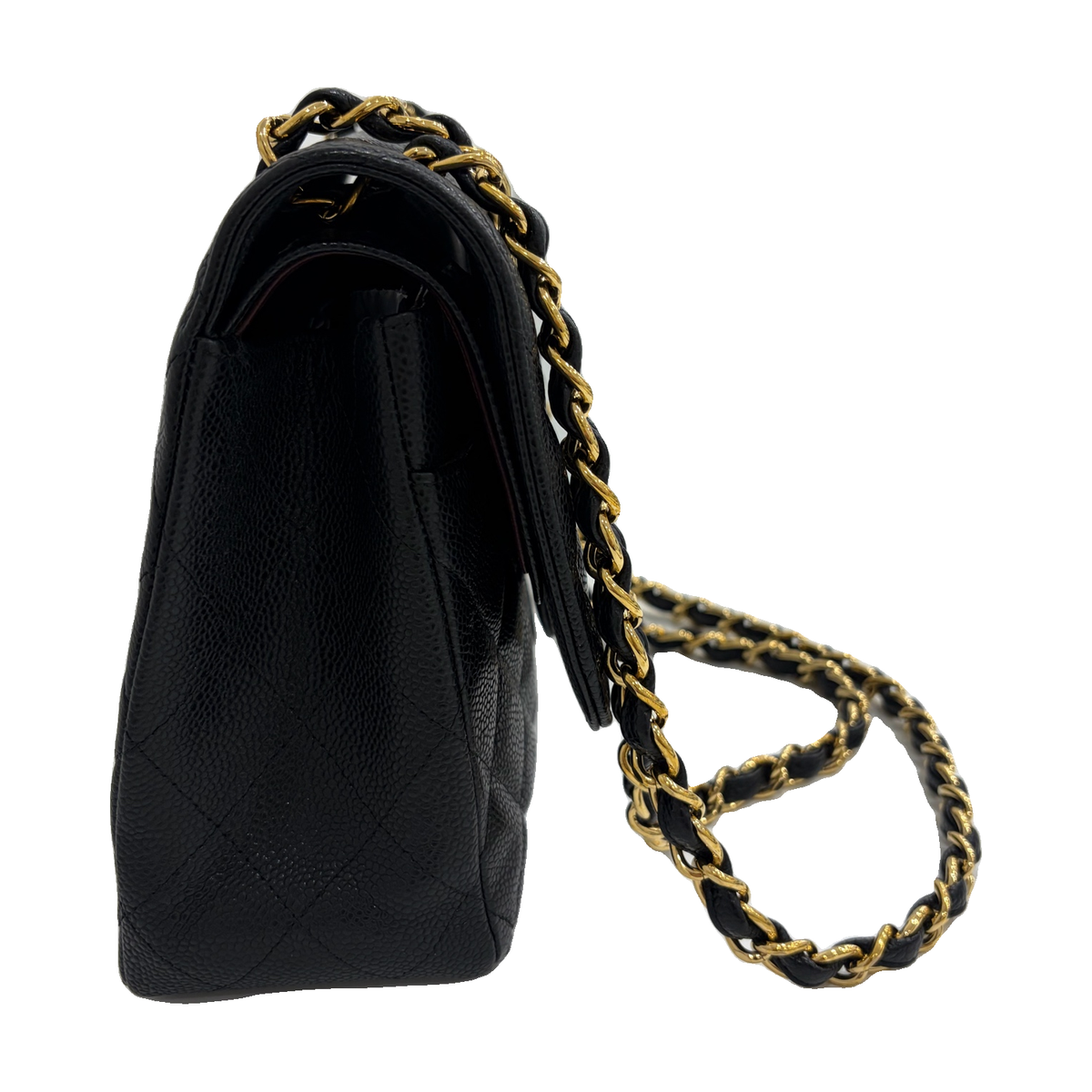 Chanel Jumbo Flap Bag, Black, Gold Hardware
