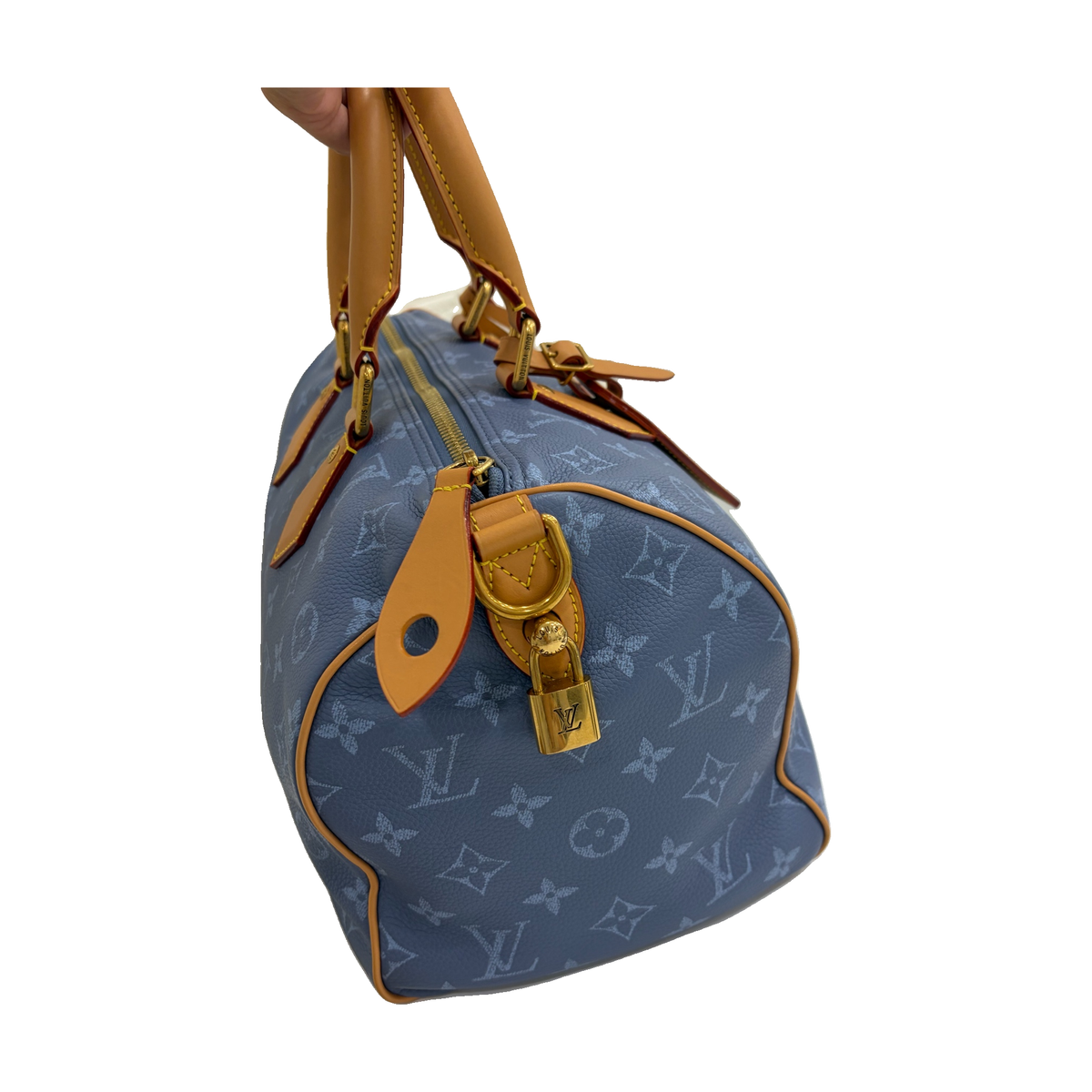 Louis Vuitton Speedy 30, Blue Monogram